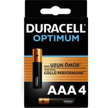 Kap Kaç Optimum Alkalin Pil Aaa 4 Lü Paket