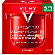 Vichy Liftactiv Collagen Specialist 16 SPF50 Gündüz Kremi Yedek Kapsül 50 ml