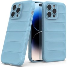 Renas Store Newface Iphone 15 Pro Max Kılıf Optimum Silikon - Sky Blue