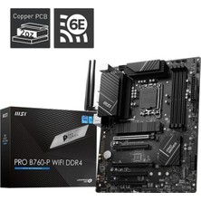AyrStore Msı Pro B760-P Wıfı Ddr4 4000MHZ 1xhdmı 1xdp 2xm.2 USB 3.2 Atx 1700P (12. / 13. ve 14. Nesil Işle