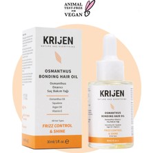 Krijen Osmanthus Besleyici Saç Bakım Yağı | Anti-Frizz & Parlak Görünüm 30 ml