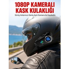 Valor Q28 Bluetooth Kask Kulaklık 1080P Kamera – Su Geçirmez Motosiklet Interkom Yeni Nesil