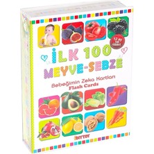 Renas Store Üreticiniz 1765 Flash Card Ilk 100 Meyveler Eğitici Kartlar