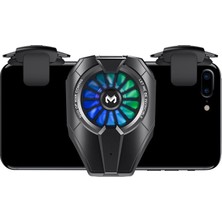 TeknoKapsül DL06 Rgb Radyatör Telefon Soğutucu Fan - Siyah