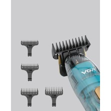 Astraltech Vgr V-695 Şarjlı Saç Sakal Tıraş Makinesi 2600MAH Batarya ve Kılavuz Taraklı