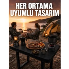 Renas Store Çok Amaçlı Katlanır Kamp Masası Dayanıklı Piknik Balkon Bahçe Masası