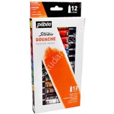 Pebeo 668300 Guaj Boya 12ML 12 Li Set