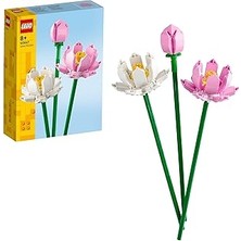Renas Store Botanicals Lotus Çiçekleri 40647 - Dekoratif, Koleksiyonluk ve Sergilenebilir Çiçek Modeli Yapım Seti (220 Parça)