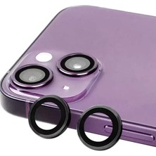 Renas Store Newface Apple Iphone 15 Raze Metal Kamera Lens - Siyah
