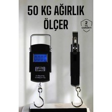 Renas Store Ağırlık Ölçer 50 kg El Terazisi El Kantarı Pilli LED Ekran