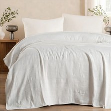 Maxstyle Aryıldız Home  Luna Daisy Pike 200X220 cm Snow White