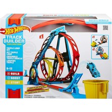 Hot Wheels-Track Builder Üçlü Çember Aksiyonu Seti
