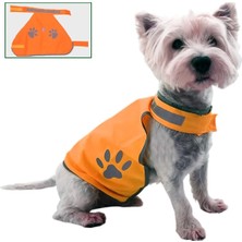 Renas Store Gece Görüşlü Reflektör Kumaşlı Cırt Cırtlı Köpek Yeleği Small
