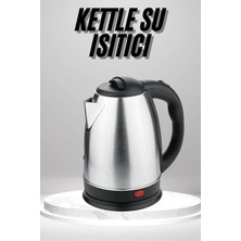 Renas Store Su Isıtıcı 220 - 240 V Paslanmaz Çelik Kettle Uzun Ömürlü 2000 Watt