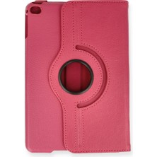 Bezos iPad Mini 4 Kılıf 360 Tablet Deri Kılıf - Pembe