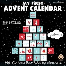 Starseven Independently Published My First Advent Calendar, High Contrast Baby Book For Newborns, 0-12 Months