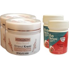 Kap Kaç Three Brand Vücut Kremi 100 ml Arnavut Kremi 2 Adet + Rus Merhemi 50 ml 2 Adet