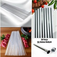 Yılmaz Nargile Kebap Seti,10 Adet Adana Kebap Kıyma Şişi,10 Adet Burgulu Kuşbaşı Tavuk Şişi,10 Ciğer Şişi,şiş Kabı