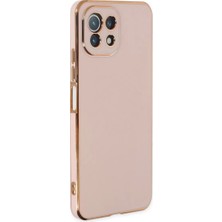 Renas Store Xiaomi Mi 11 Lite Kılıf Volet Silikon - Pembe