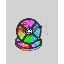 Astraltech Pratik Kurulumlu 5 Metre Kumandalı Şerit LED