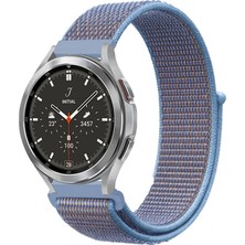 TeknoKapsül Watch 22MM Hasırlı Cırtcırtlı Kordon - Mavi