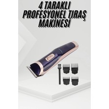 Renas Store Tıraş Makinesi 4 Başlıklı Paslanmaz Çelik Bıçaklı Tüm Saç Tiplerine Uygun