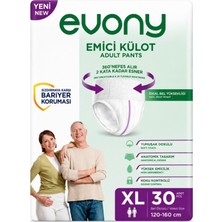 EVONY Emici Külot Yetişkin Hasta Bezi Xl Beden 30 Lu