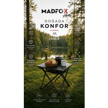 Madfox Apex Katlanabilir Alüminyum Kamp Masası (2 Kişilik)