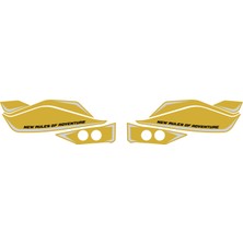 Gp Kompozit Zontes ZT368T-G 2026 Uyumlu Elcik Sticker Bronz