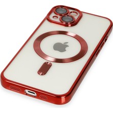 Kap Kaç iPhone 14 Kılıf Kross Magneticsafe Kapak - Kırmızı