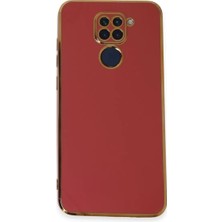 Renas Store Xiaomi Redmi Note 9 Kılıf Volet Silikon - Kırmızı