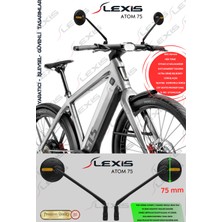 Lexis Atom 75 Bisiklet/elektrikli Scooter /gidon Üstü Aynası Ultra Optik Görüntü Geniş Bombeli Açı /e-Bike/atv/motosiklet Aynası