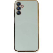 Renas Store Samsung Galaxy M14 5g Kılıf Volet Silikon - Açık Yeşil