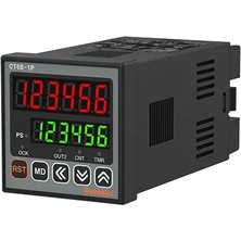 Autonics CT6S-1P2 ,48X48MM 24VAC/DC KONTAK-1A1K 6-Hane Sayıcı/zaman Röle