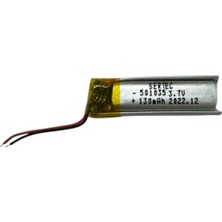 Renas Store 501035 3.7V 130MAH Li-Polymer Pil (DEVRELI/1.5A)