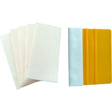 TeknoKapsül Cam Filmi Çekme Uygulama Aparatı Yedek Ucu Yün Keçeli  10X5 cm 1 Adet