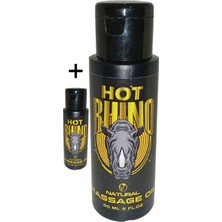 TeknoKapsül Hotrhino 2 Adet Bay Bayan Erotikmasaj Yağı 60 ml
