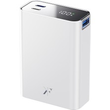 TeknoKapsül PW501 20.000 Mah Dijital Göstergeli 2 Adet 45W Type-C ve 22.5W USB Çıkışlı Şarj Pd Hızlı Şarj Powerbank - Beyaz