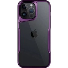 Renas Store Iphone 16 Pro Kılıf Boyi Silikon Kapak - Derin Mor