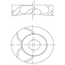 Mahle Dpmix-Hb Motor Piston Segman Std 82.00 Doblo 1.9 Jtd Astra H-Vectra C-Zafira B 1.9 Cdti