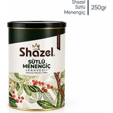 Shazel Menengiç Kahvesi Teneke Kutu 250gr | Kafeinsiz | Geleneksel | Sütlü Menengiç Kahvesi