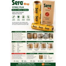 Streç Film 45X1500 8 Mikron Sera Wrap