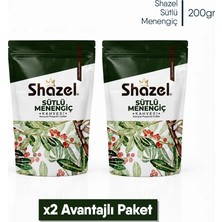 Shazel Sütlü Menengiç Kahvesi 2’li Paket Toplam 400 Gr.