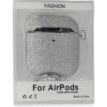 TeknoKapsül Airpods 2 (2.nesil) Spell Simli Kılıf - Gümüş