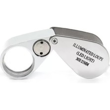 Renas Store Kontrol Için Özel Kutulu Metal Işıklı Lup 30X21