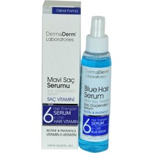 Kap Kaç Mavi Saç Serumu Saç Güçlendirici Serum (Biotin Panthenol Vitamin E-Keratin) 125 ml