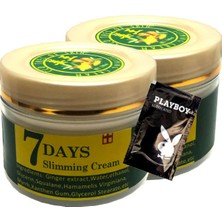 Kap Kaç 7 Days 2 Adet Ginger Miracle Slimming Cream  Yağlara Parçalayıcı Kremi XONEHE0380 100 ml + 1 Adet Jel Hediye
