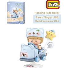 Renas Store LZ-4304 Nessiworld Koala Sallanma Sürüşü 188 Parça Block Oyuncak