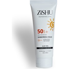 Zishu 50 Spf  Uvb-Uva  100 ml Güneş Kremi  ( Aloea Vera - Vitamin E - Allontoin)