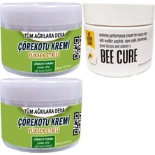 Kap Kaç Süper Çörek Otu Bakım Kremi 2X150 Ml+Bee Cure Krem 150 ml